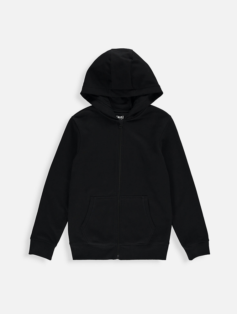 Plain zip up best sale